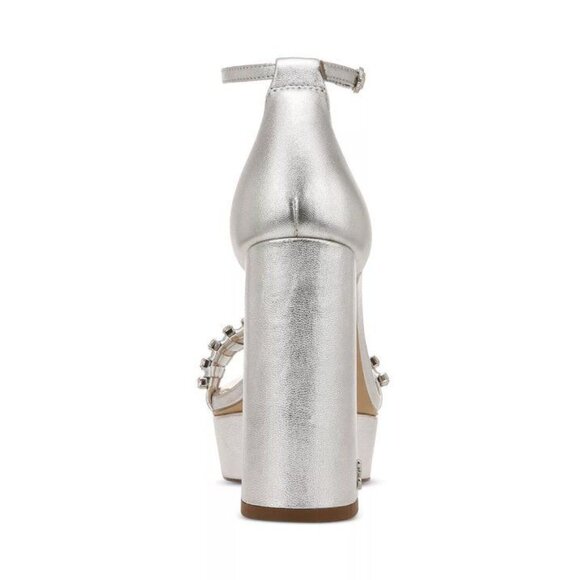 Sam Edelman Womens Embellished Ankle Strap Heels - Picture 4 of 4